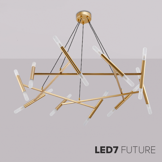 Jonathan Browning - Le Pentagone Chandelier